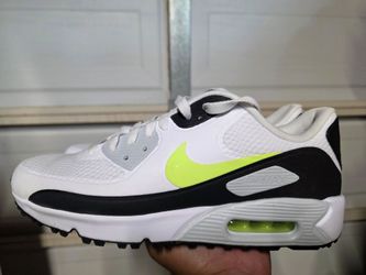 Nike Air Max 90 Golf - White/Hot Lime Colorway - Men's 9 - Brand New