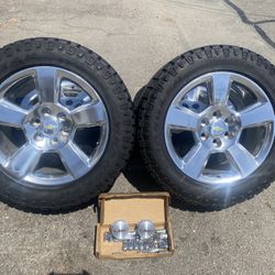 Chevy Silverado Wheels LT 275/55/20” Goodyear 