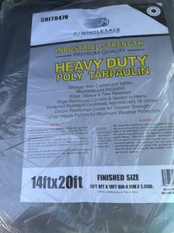 14x20 Heavy Duty Poly Tarp 