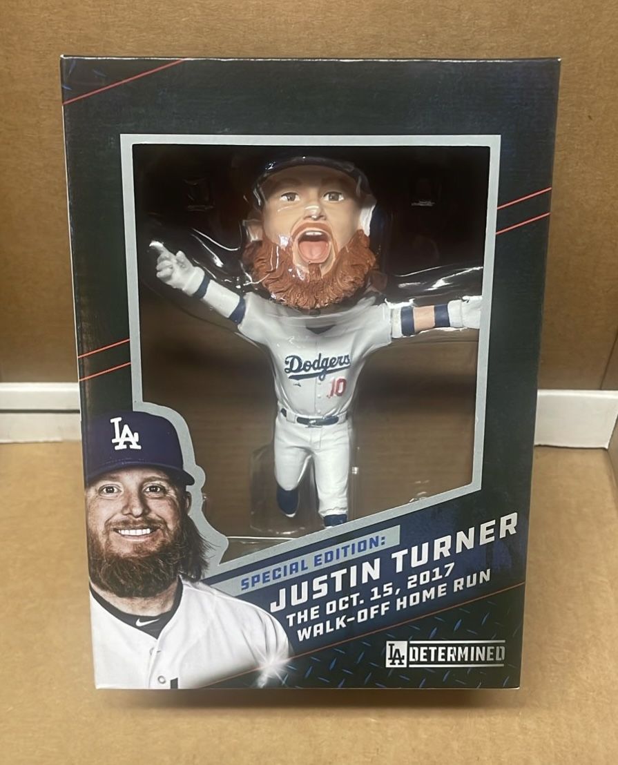 2018 Justin Turner Walk Off Homerun SGA Bobblehead. Los Angeles Dodgers