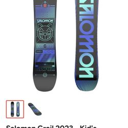 🏂Kid's Salomon Grail 130cm Snowboard (2023) paired with SP Fastec Core Step-In Bindings