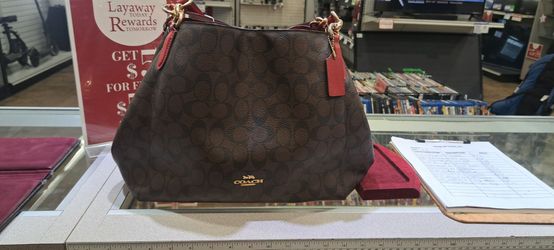 Coach Signature Canvas Shoulder Bag