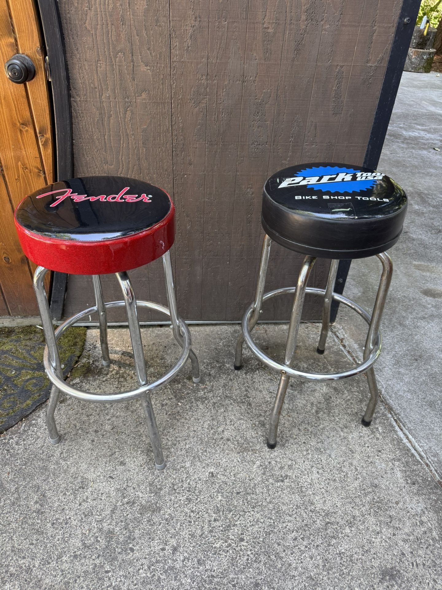 2 shop stools