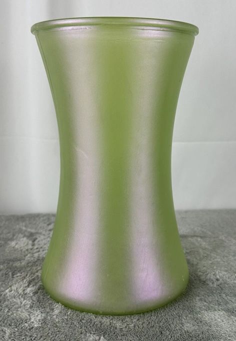 Vintage Rare Matte Green Vase