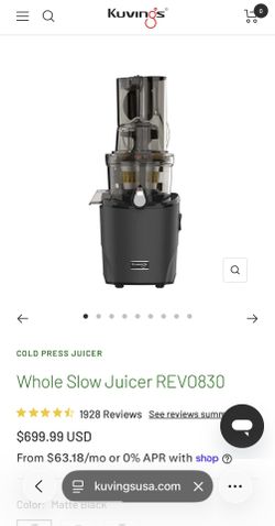 Kuvings Rev0830 Slow Cold Press Juicer