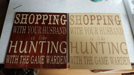 Rustic sign