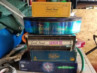 Trivia pursuit games, $4