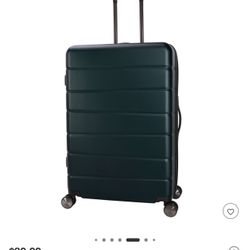 Skyline Hardside Large Checked Spinner Suitcase. 