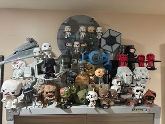 Star Wars Funko Pop Display Collection