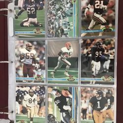 1991 Topps Stadium Club Football Set Joe Montana Jerry Rice Emmit Smith Bret Favre Rookie