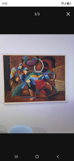 cuadro  moderno  pintura