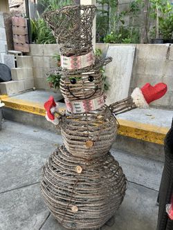 snowman Mide 5 Pies 2 Pulgadas Tiene Luces