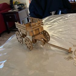 Wood western wagon