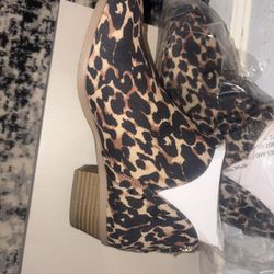 Leopard Ankle Boots