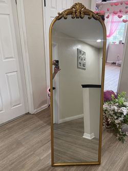 gold antique mirror