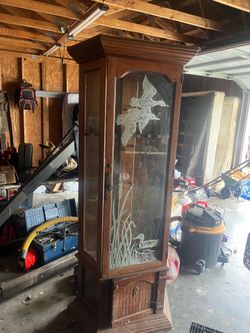 Gun case wooden /glass