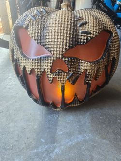 Flaming Jack o Lantern