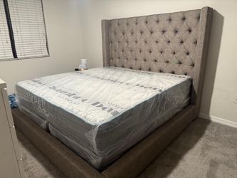 NEW MATTRESS KING SIZE PILLOW TOP WITH BOX SPRING