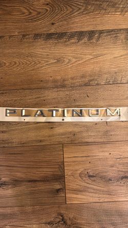 Ford Expedition Platinum Chrome Emblem Badge