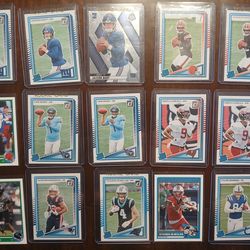 Football rc bases cards