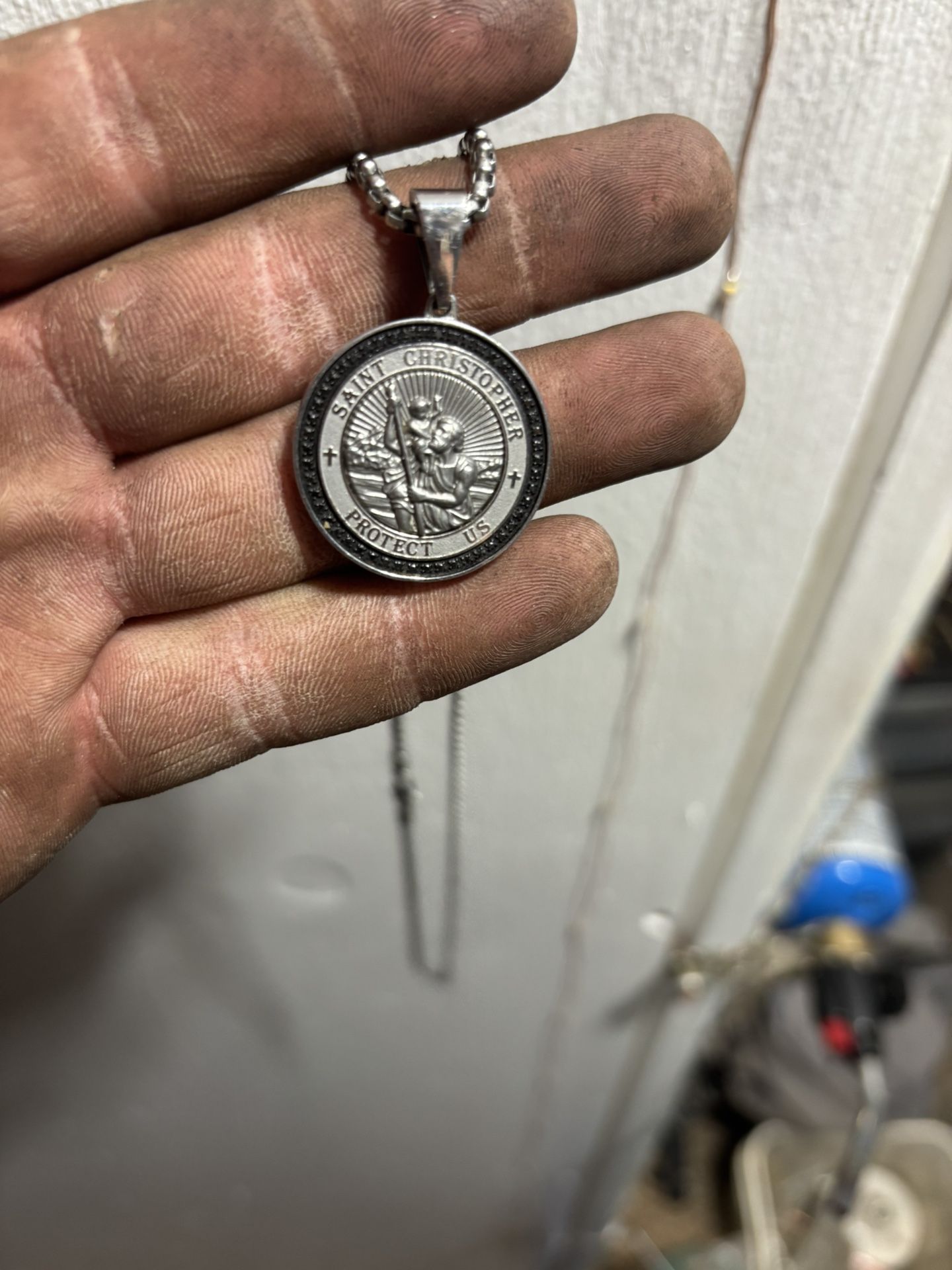 Black Diamond Saint Christopher Medallion