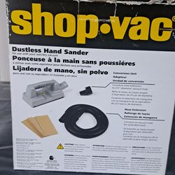 Shop-Vac dustless sander