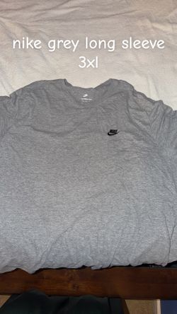 Nike grey long sleeve 3xl
