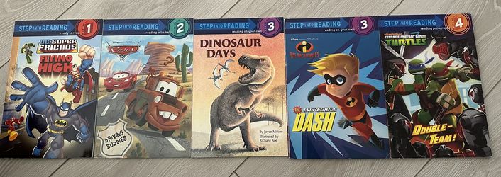 Children’s Books Step Into Reading Pre-K TK Kindergarten