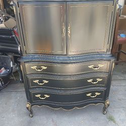 Dresser Gold And Black
