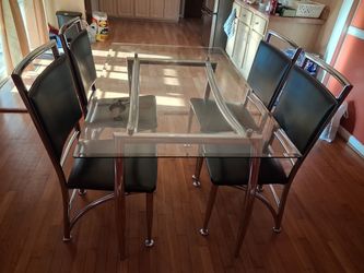 Dining table with 4 chairs
