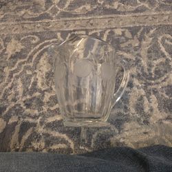 Vintage Fostoria Coin Glass 32 Ounce Pitcher 