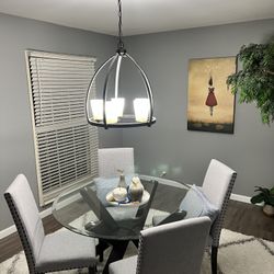 Progress Lighting Ridge 5-Light Espresso Farmhouse Chandelier $20