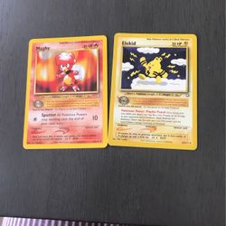 Pokemon Elekid & Magby Neo Genesis