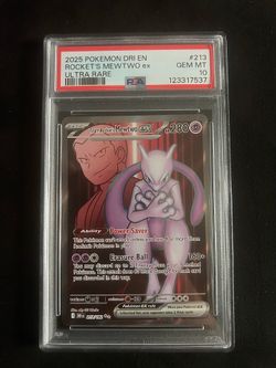 Team Rockets MewTwo EX #213 PSA 10