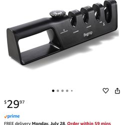 Professional Knife Sharpener with 6 Adjustable Sharpening Angles