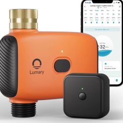 Lumary WiFi Sprinkler Timer, Smart Water Timer for Garden Hose, Automatic Irrigation 
