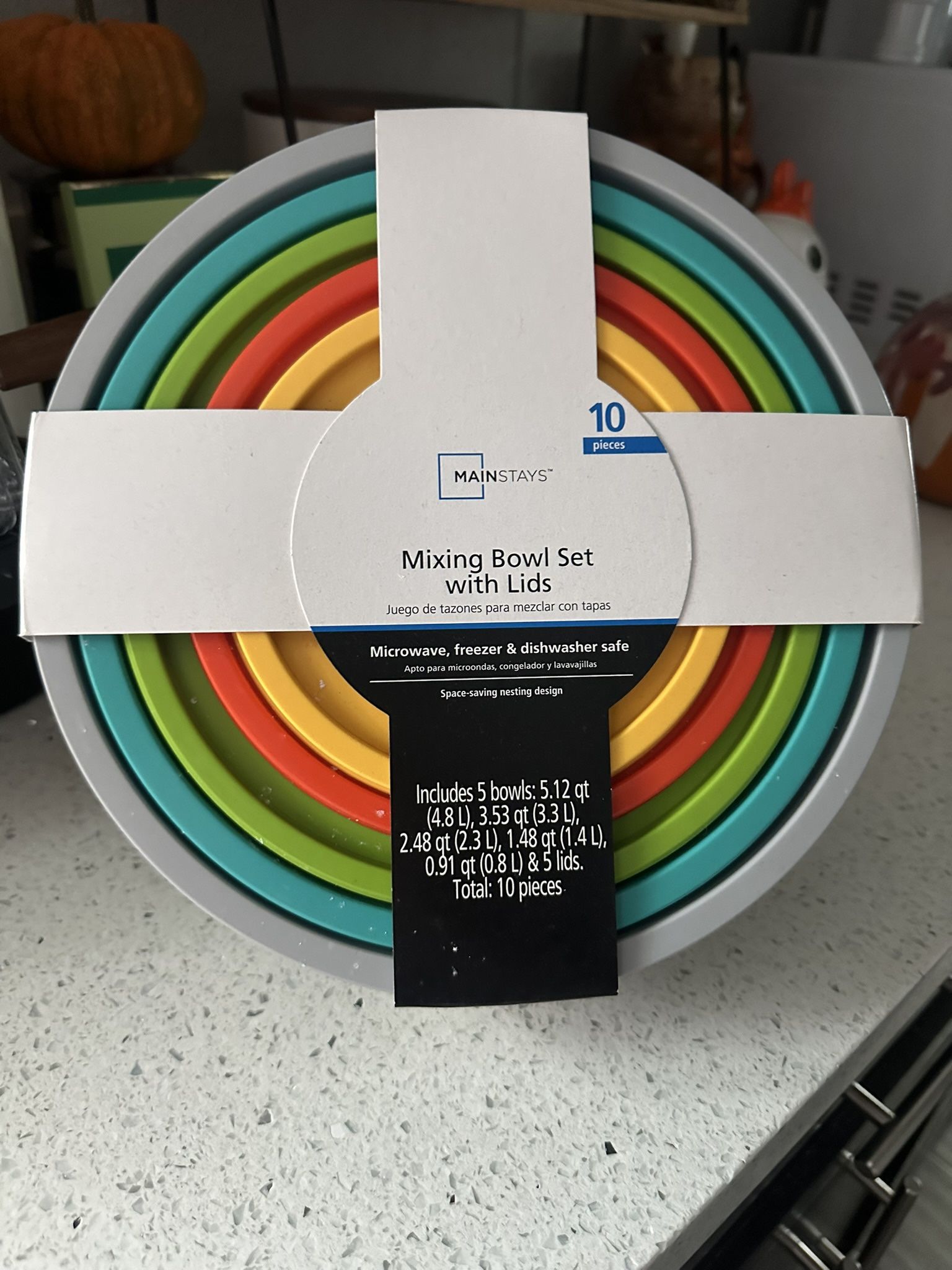 Mixing Bowl Set With Lids