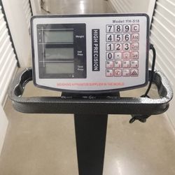 Digital Weight Scale Screen with Wheels