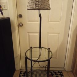 Lamp With Round Shelves 