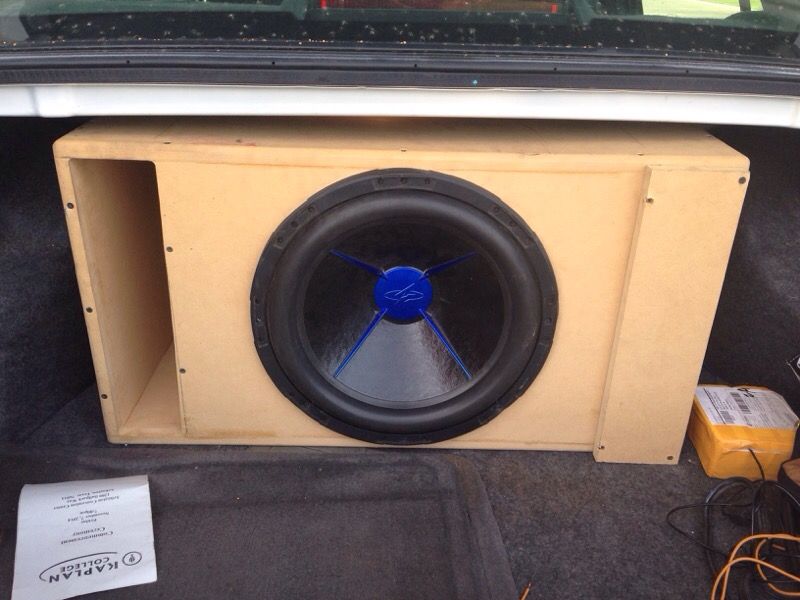 Power acoustik mofo 15 inch subwoofer custom box