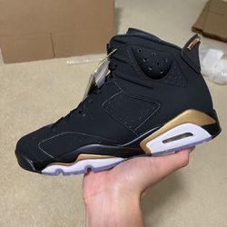 Size 8.5 - Nike Air Jordan 6 Retro DMP Black Metallic Gold (2020)