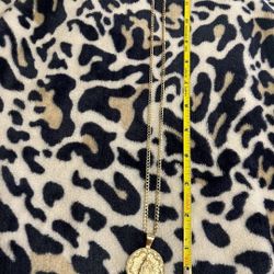 14k Gold Chain With Medallion 