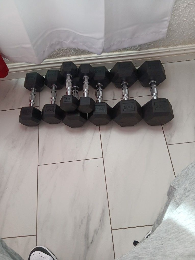 Dumbbell Weights 5 Lbs/10lbs/15lbs/20lbs# Good Christmas Gift