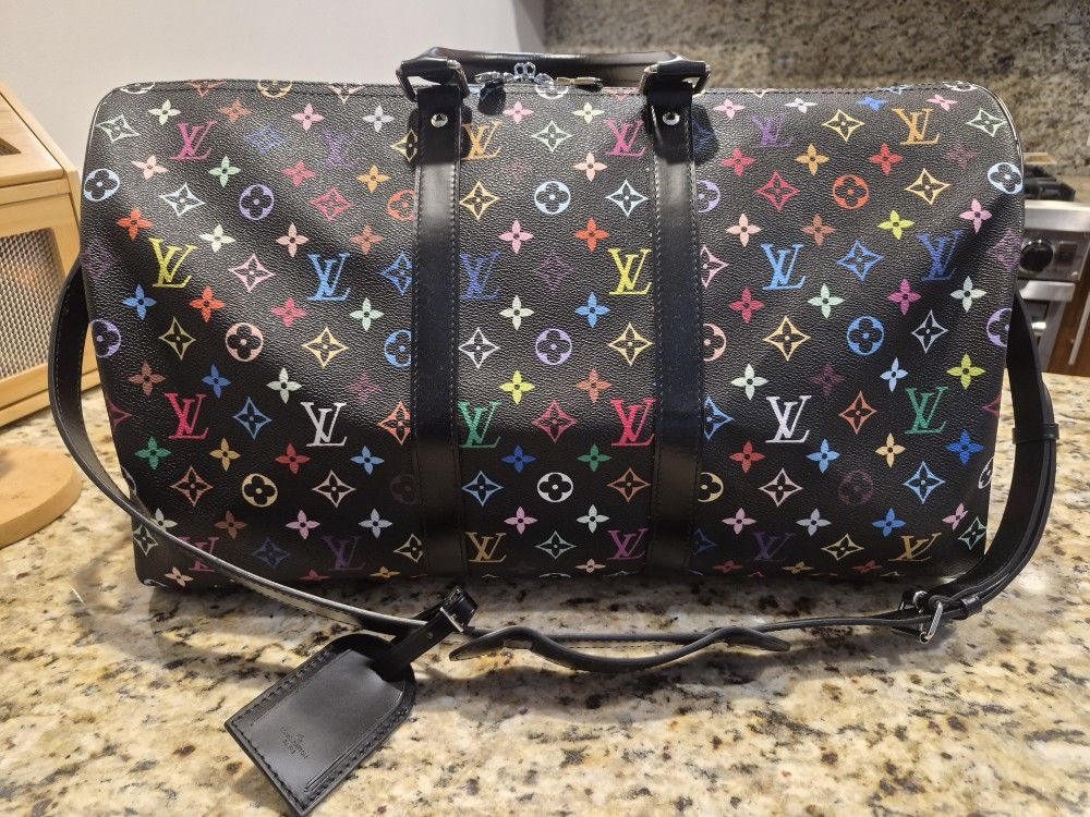 Louis Vuitton X Murakami Bag. New, Large, Black