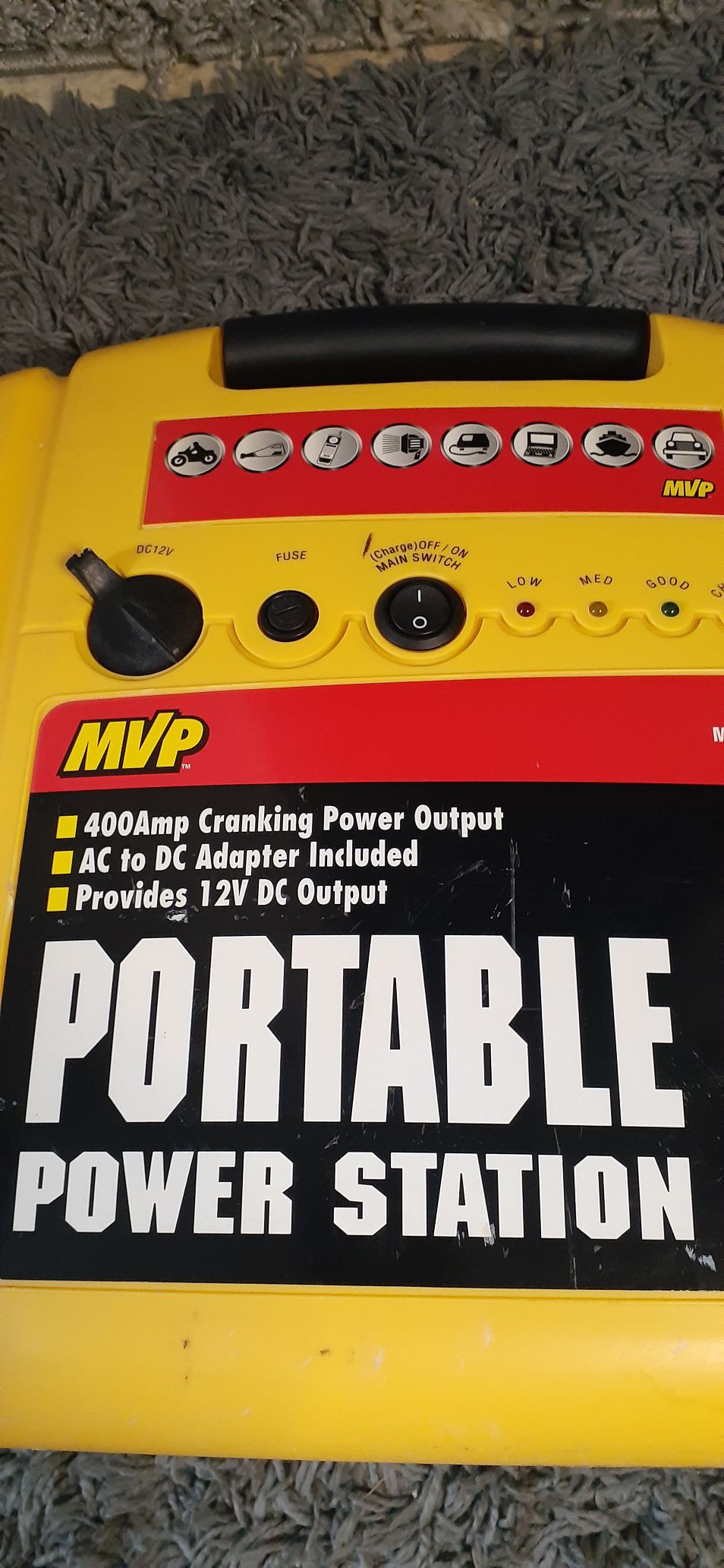 Portable power station for jump starting cars shipping with offerup