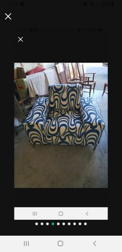 CHAIR REUPHOLSTERED