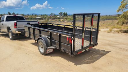 12 by 5 diamond C .... Landscape utility trailer... Firm price $2700