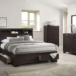 Brand New Espresso 4pc Queen Bedroom Set (Available In Eastern King)