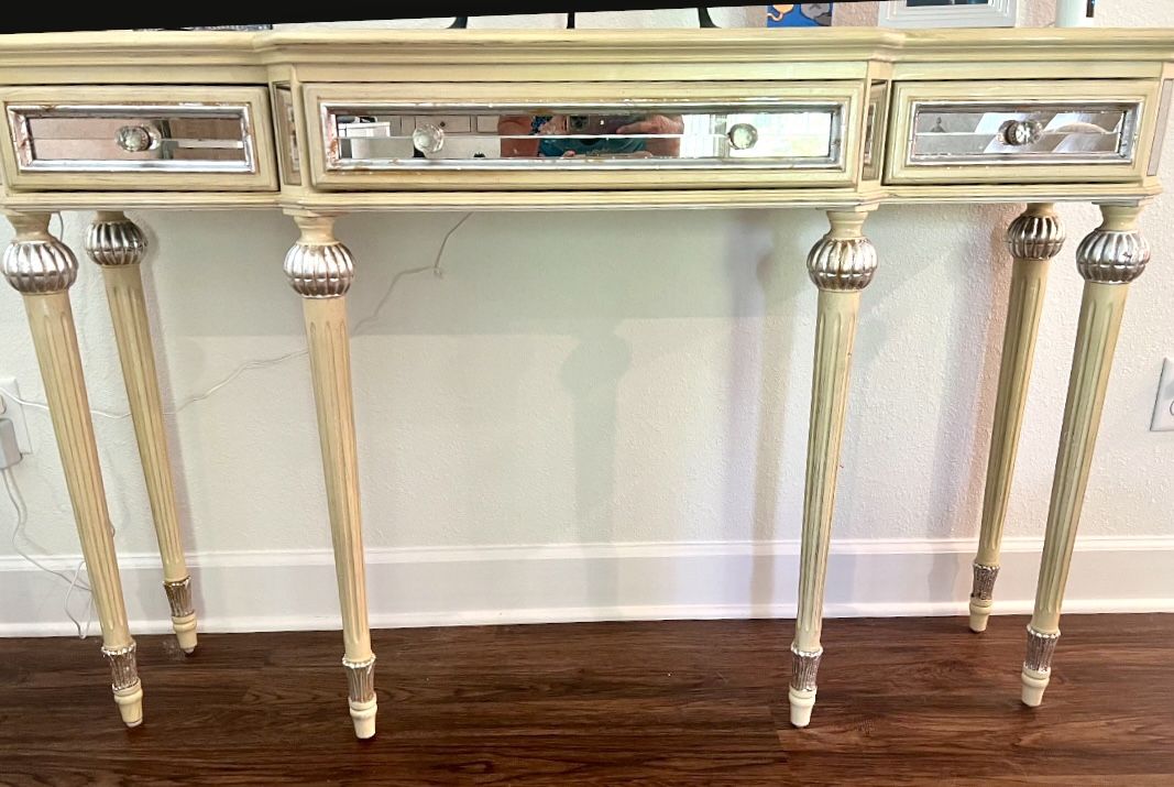 Horchow Mirrored Console Table - $325