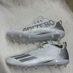 Adidas Adizero Spark Mens Size 13 Molded Football Cleats White Silver GY4521 New